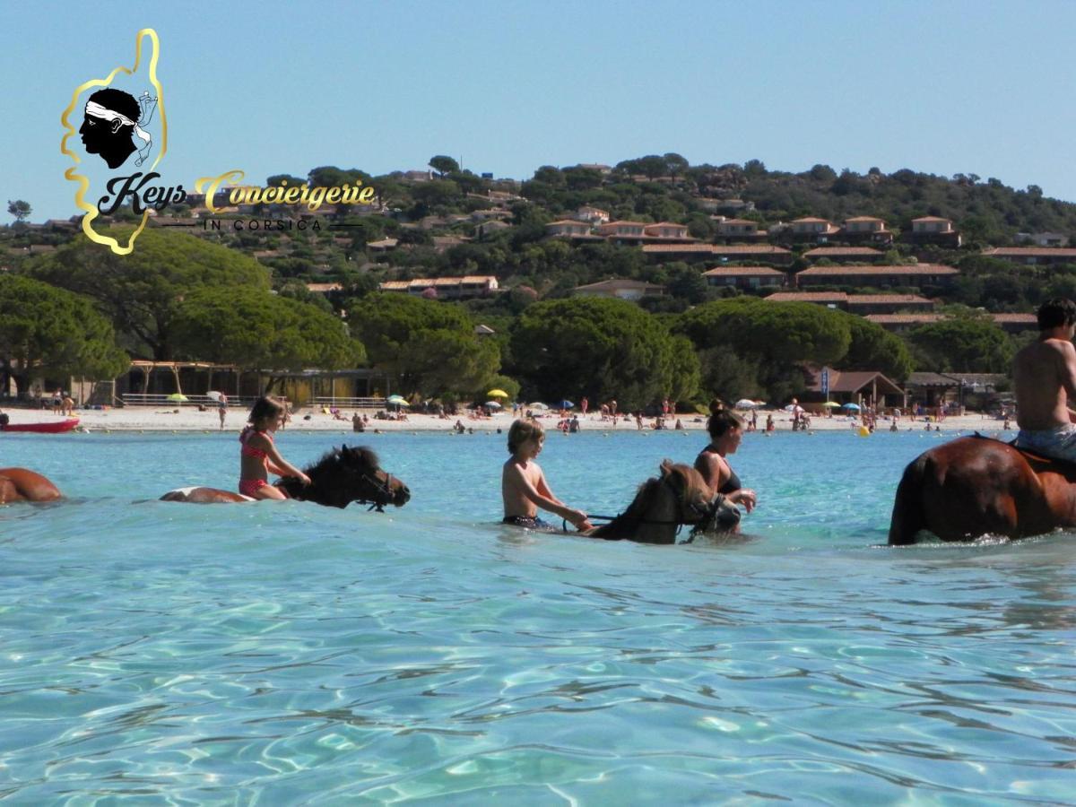 Residence Cala Sultana N62 - 4 Pers Avec Piscine Chauffee- Acces Prive A La Plage De Santa Giulia Порто-Веккьо Экстерьер фото